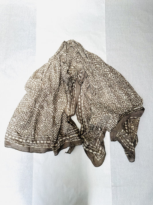 Anais hand printed shawl |100% cotton hand crafted with care