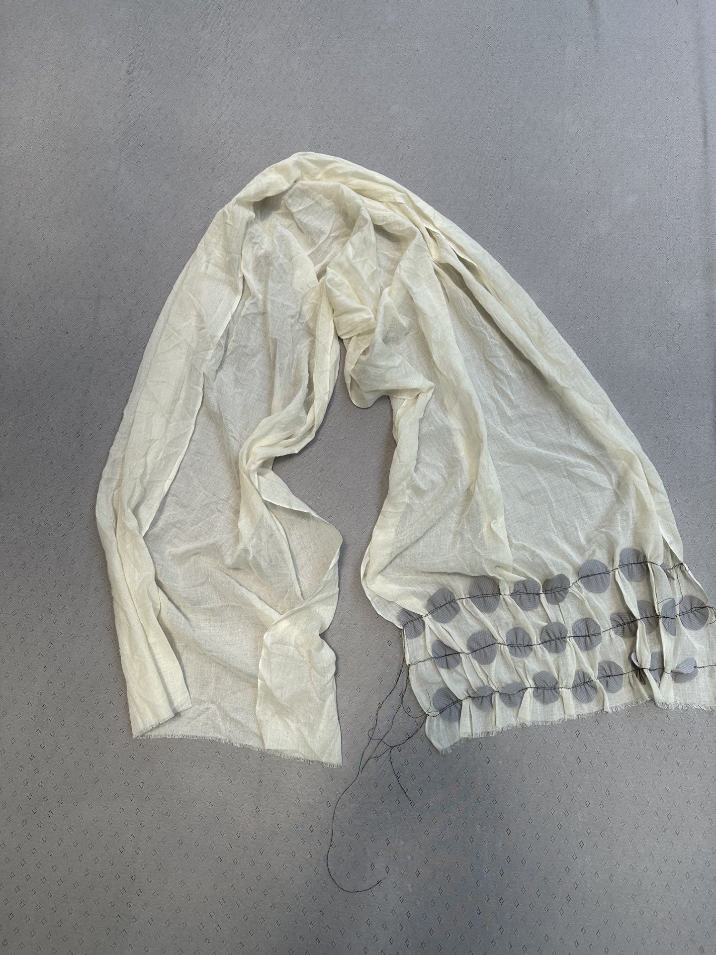 258116 Silk voile shawl- limited edition