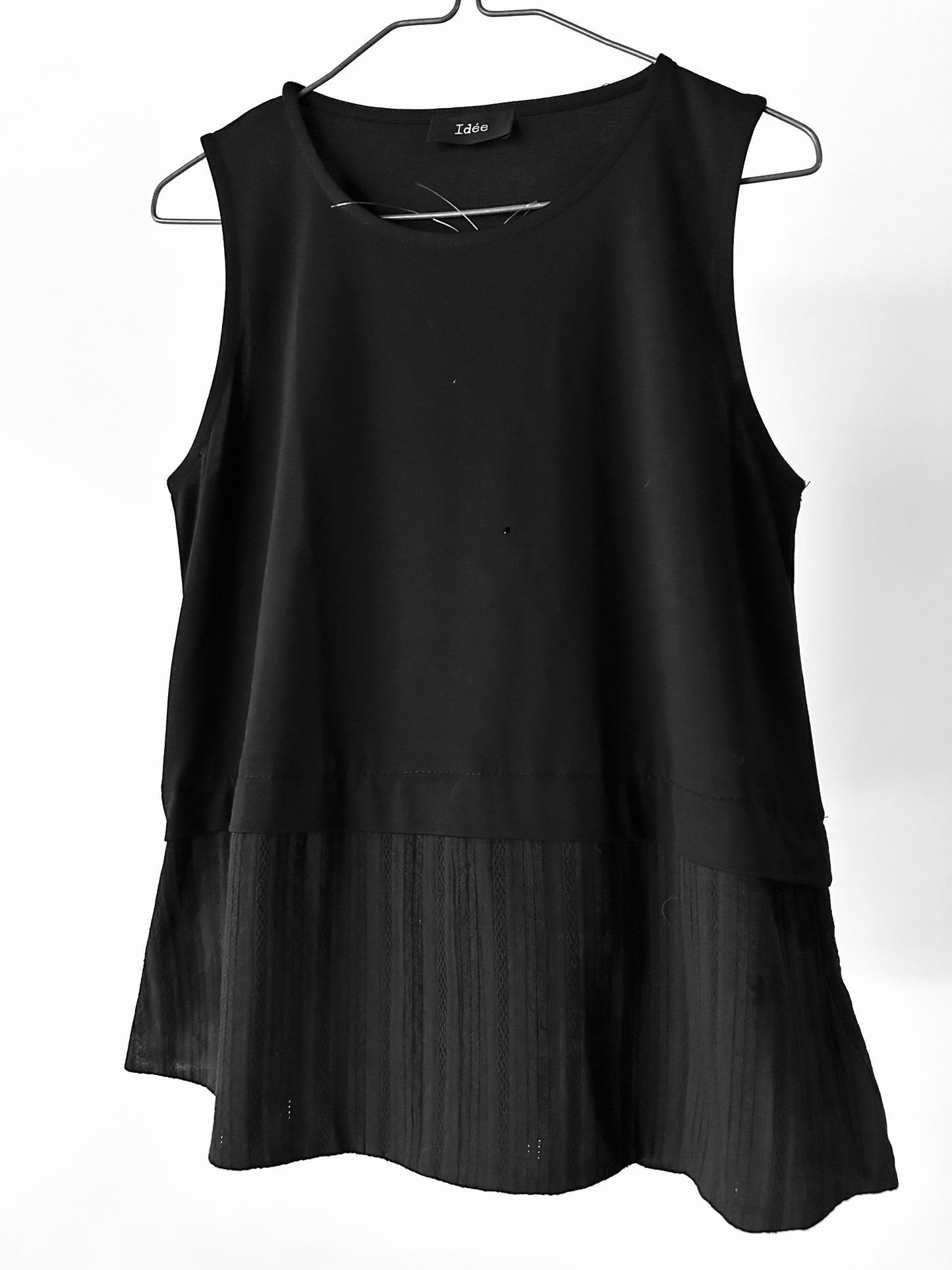 New! 202110 Claire Mixed knit Tank top
