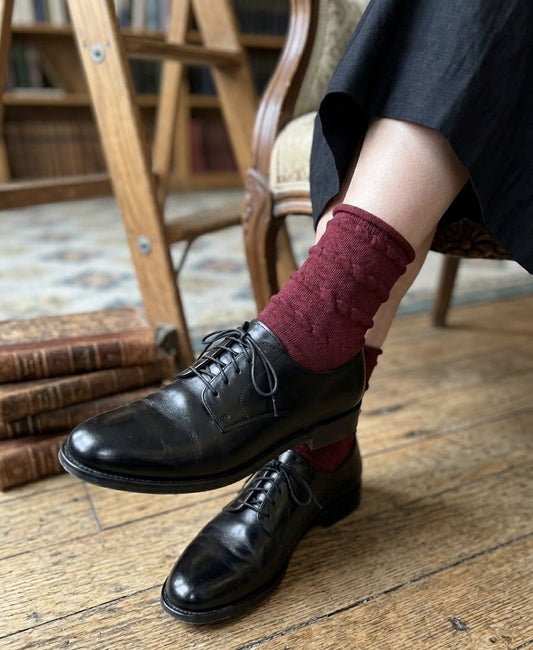  Rose jacquard socks| Step in to comfort and style 100% cotton soft and cool.