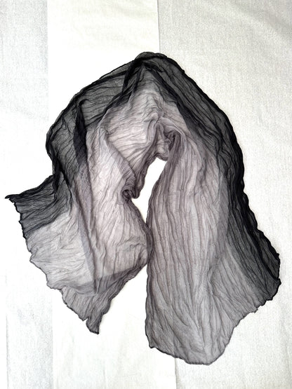 Dor Lightweight transparent shawl | made from washed soft 100%  viscose.