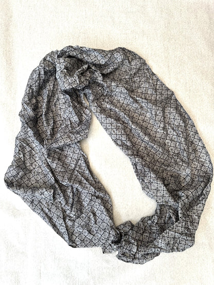 One-of-a-kind vintage sari silk scarves| unique handcrafted luxury