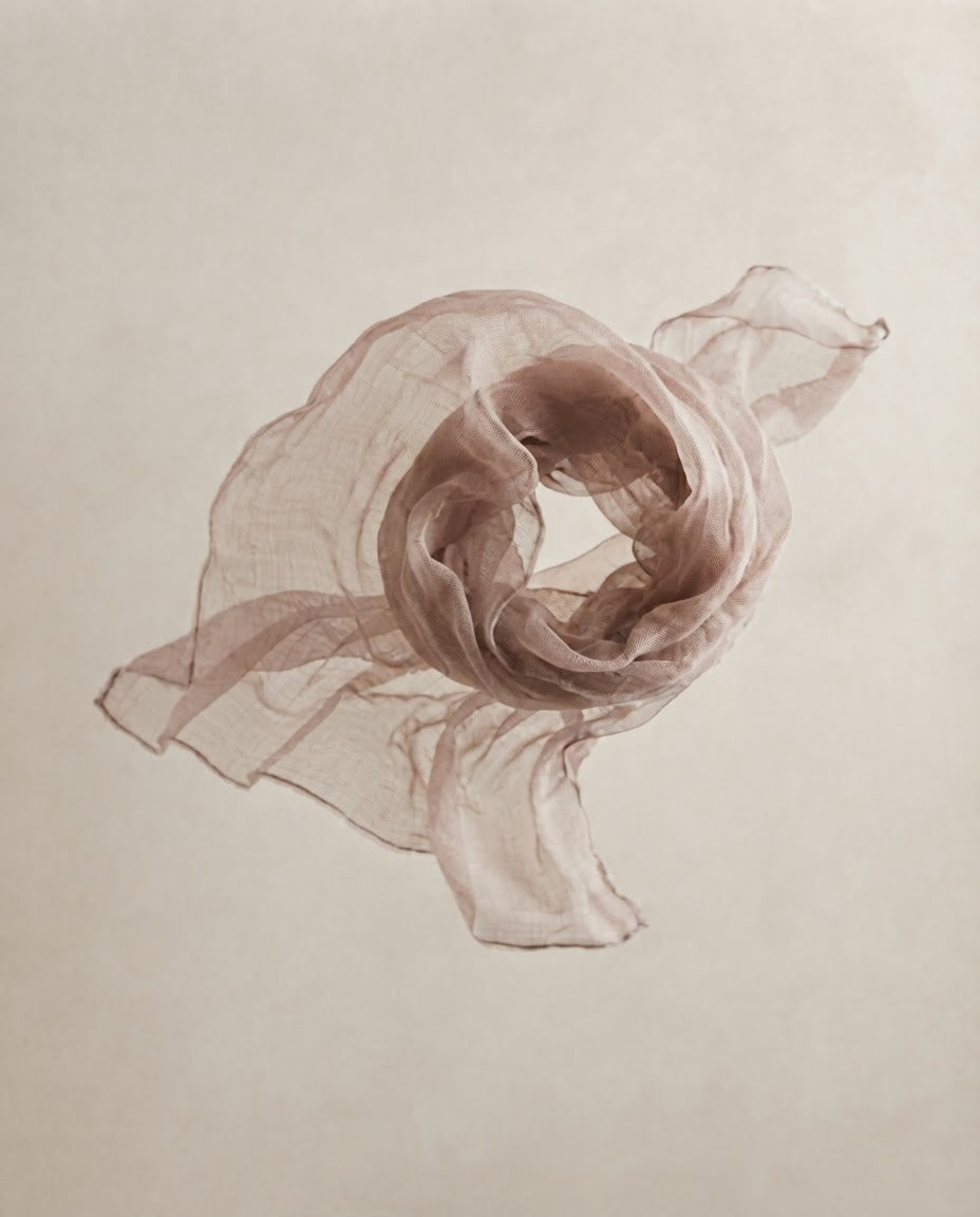Dune  ethereal linen scarf| lightweight elegance for every season