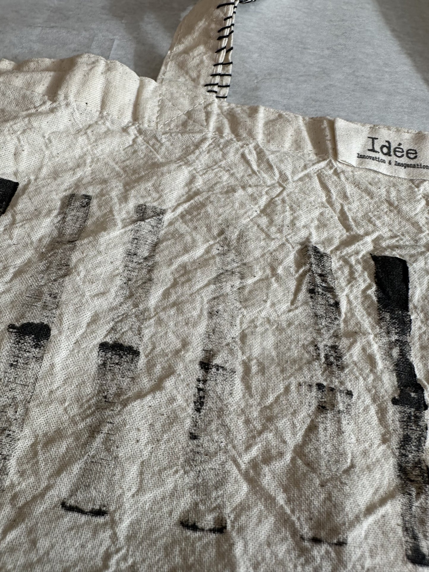 חדש! 248103 אורית תיק טוטי מאויר בעבודת יד