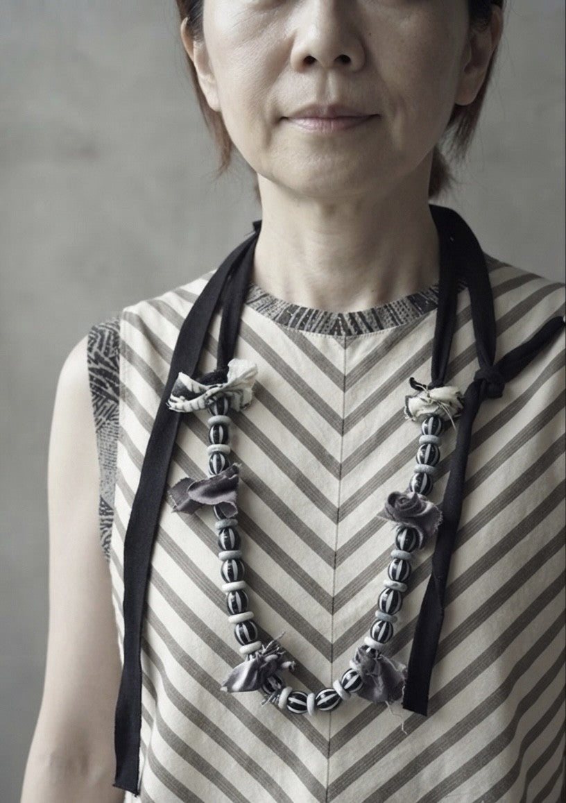  Poly boho-chic necklace|Each necklace is hand-crafted.