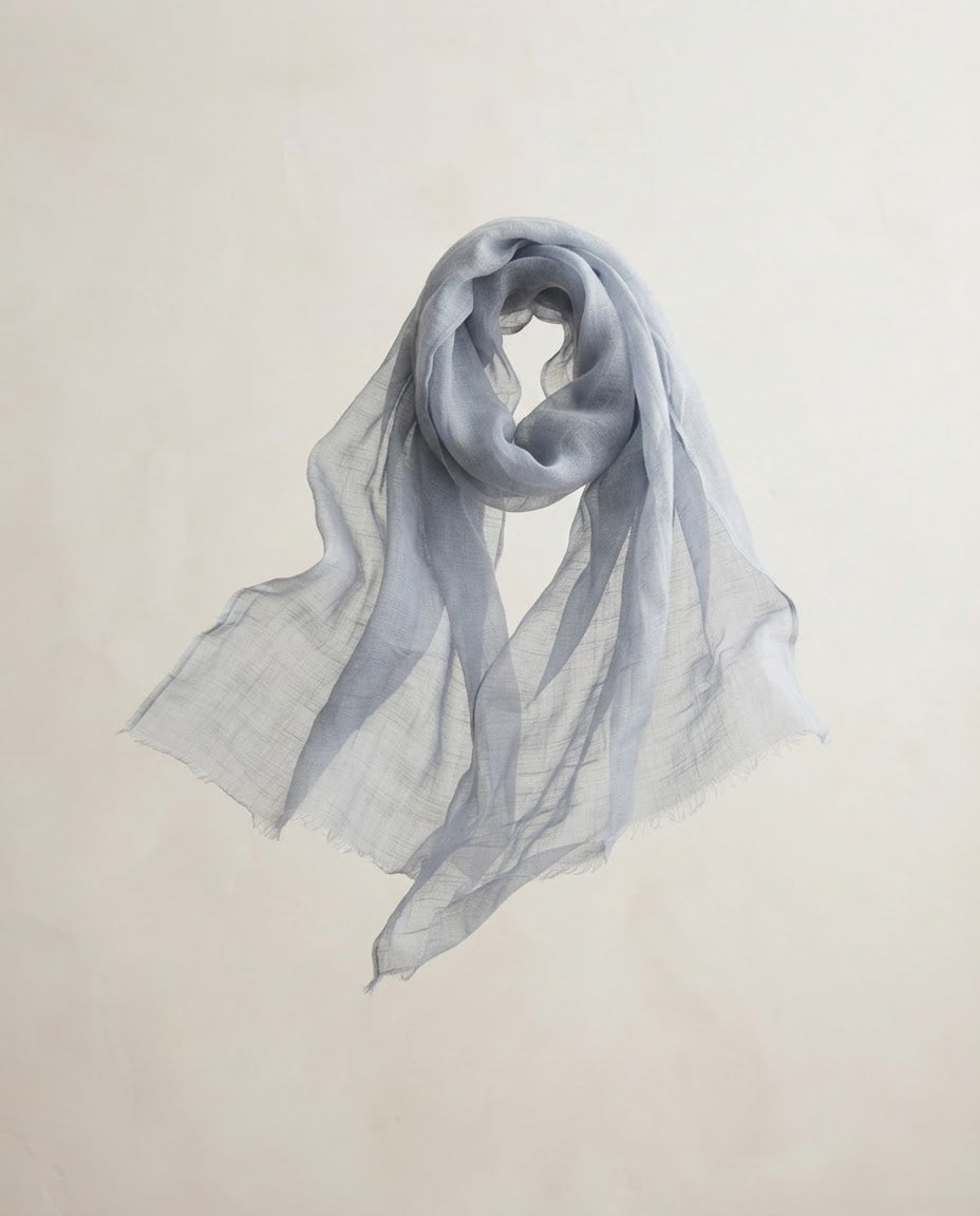 Dune  ethereal linen scarf| lightweight elegance for every season