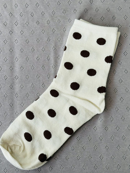  208222 גרבי כותנה עם טקסטורה.