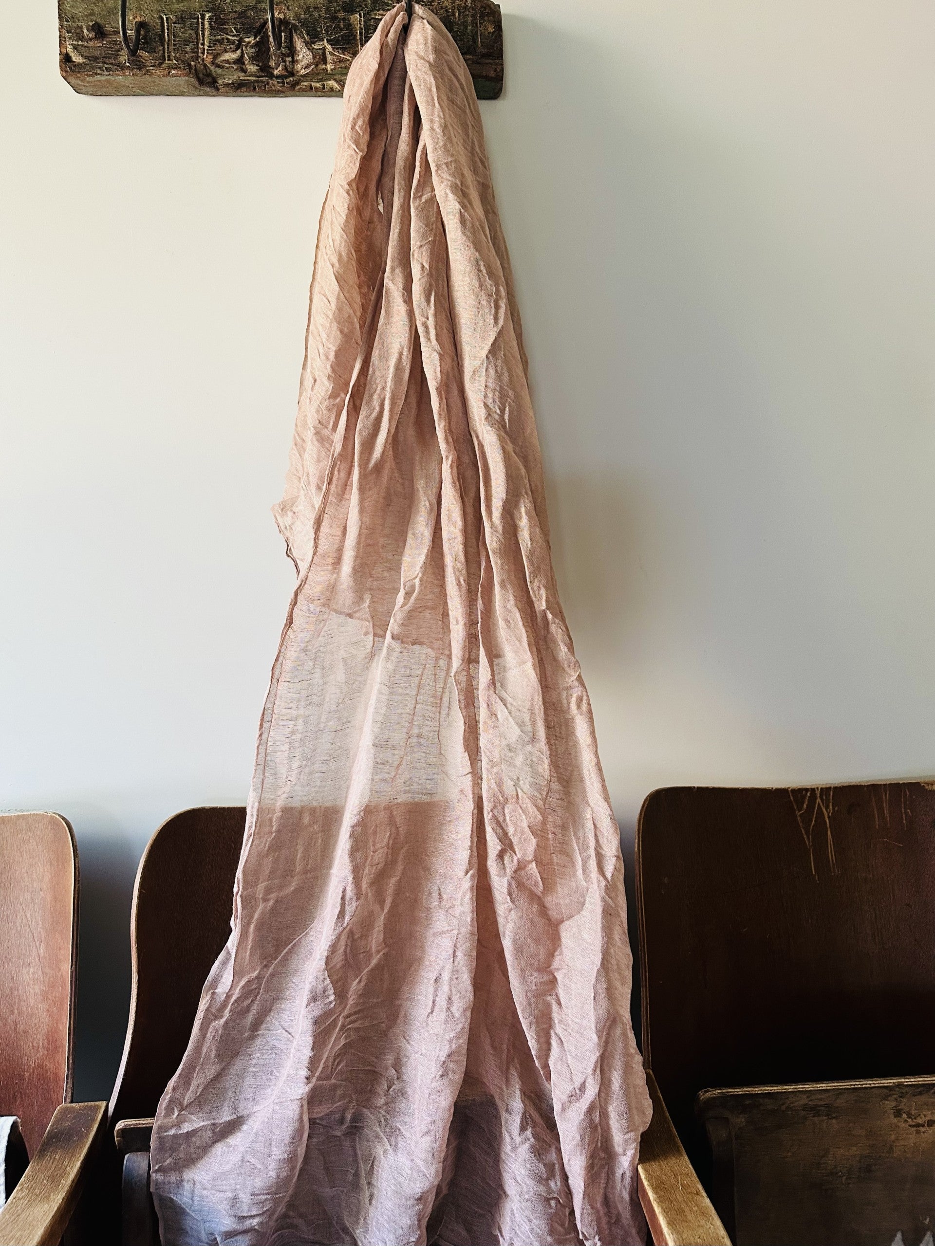 Dune  ethereal linen scarf| lightweight elegance for every season