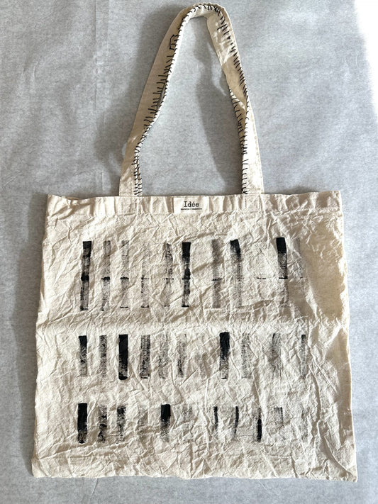 חדש! 248103 אורית תיק טוטי מאויר בעבודת יד