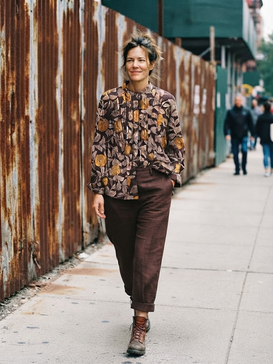  Nesta blouse|The ultimate balance of romantic softness and urban chic.