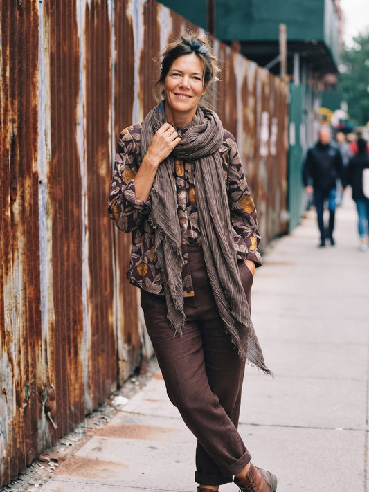 Collet shawl| Soft lightweight shawl made from 100% viscose gauze