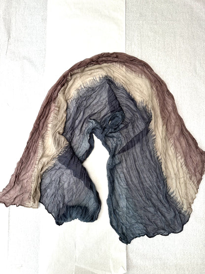 Dor Lightweight transparent shawl | made from washed soft 100%  viscose.