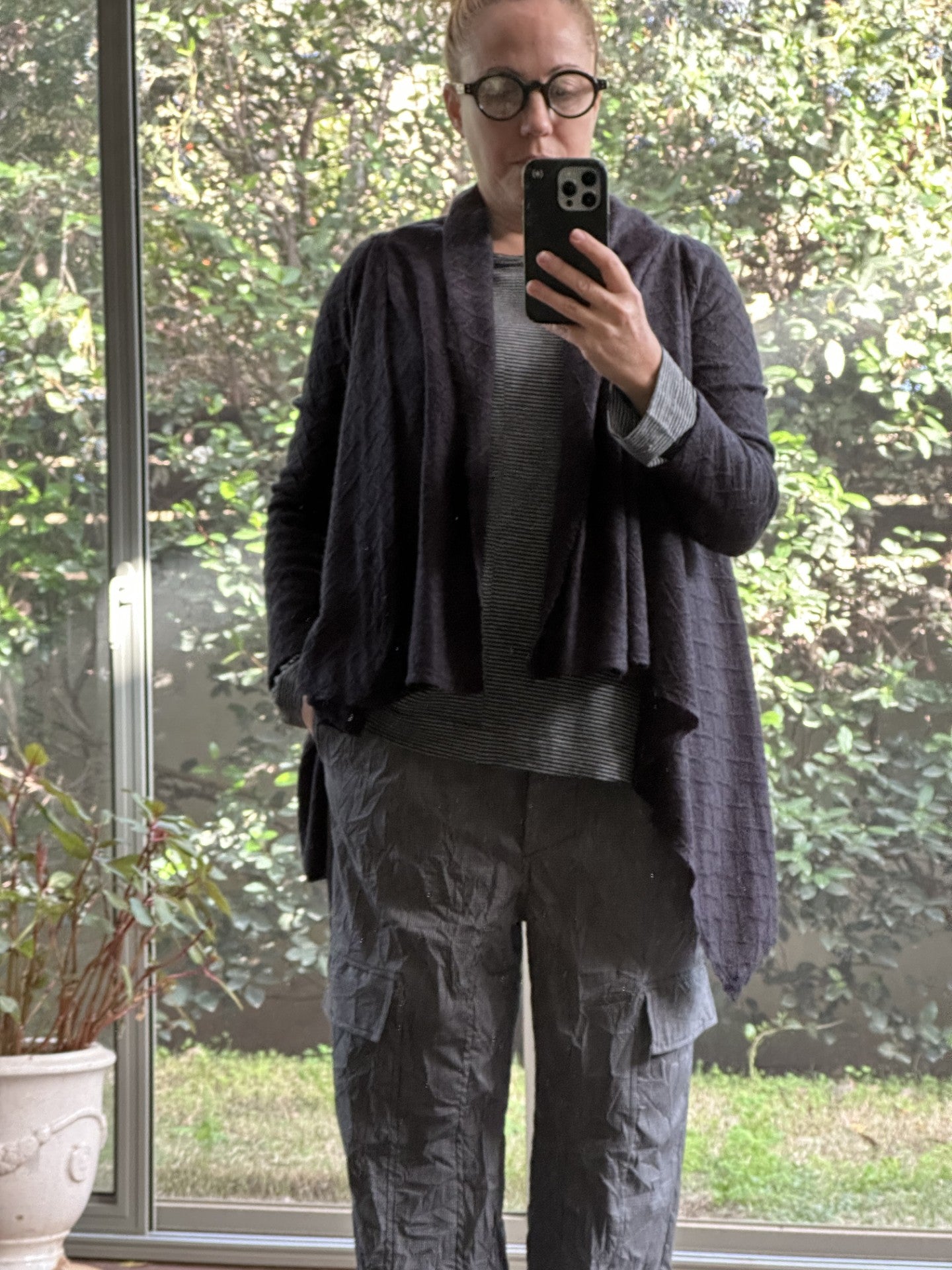 233102 open front sweater