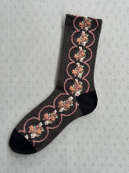 248105 Jacquard socks