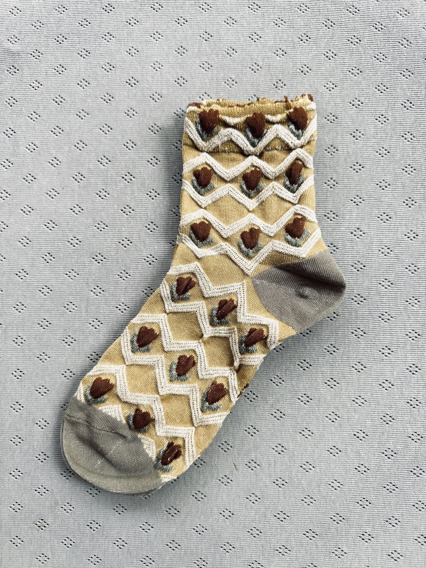248105 Jacquard socks