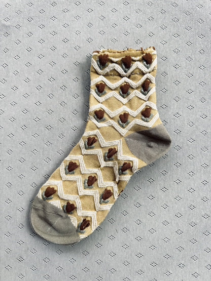 248105 Jacquard socks