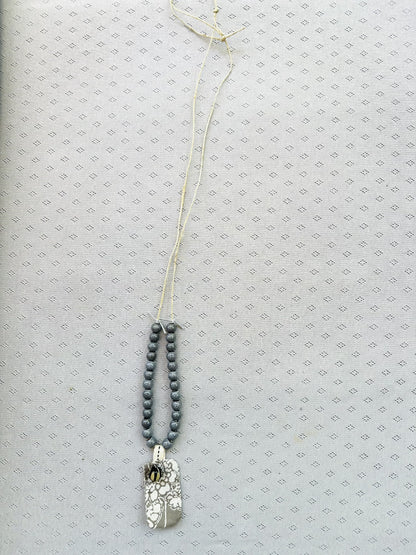 New! 258118 Zohar natural bead necklace