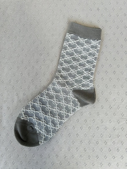 New! 268103 Rubi textured cotton socks