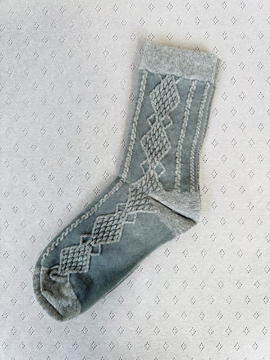 268103 Rubi textured cotton socks