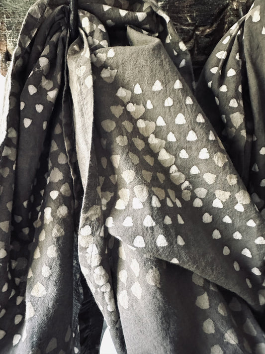 248109 Cotton textural scarf