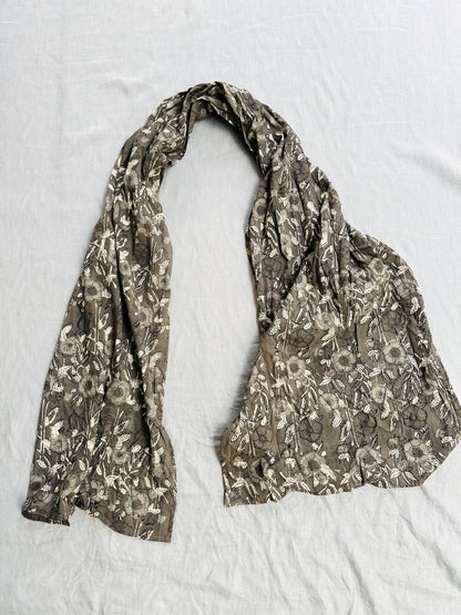 New! 248109 Cotton textural scarf