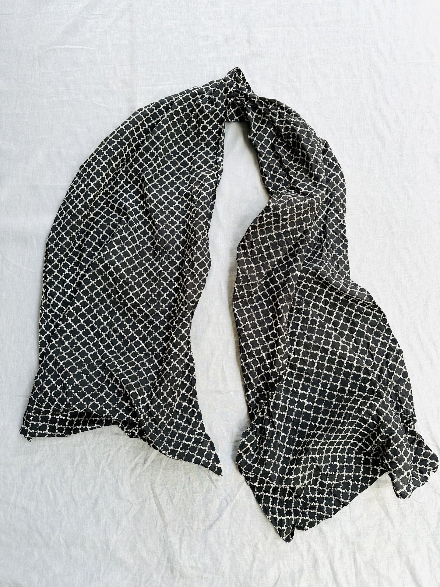 New! 248109 Cotton textural scarf