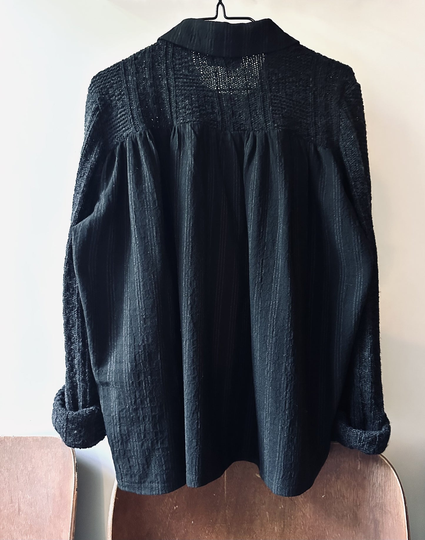 חדש! 263100 יעל סוודר גב אריג